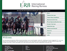 Tablet Screenshot of irbracing.com